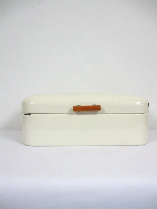 Bild 2 von Jugendstil Emaille-Brotkasten