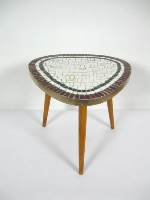 Bild 1 von 50er Blumenschemel Mosaik
