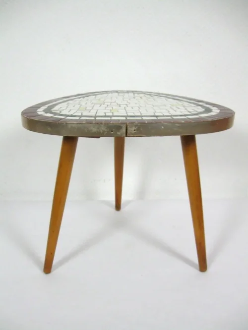 Bild 2 von 50er Blumenschemel Mosaik