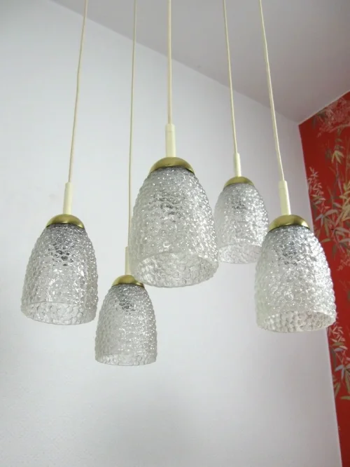 70er Kaskadenlampe