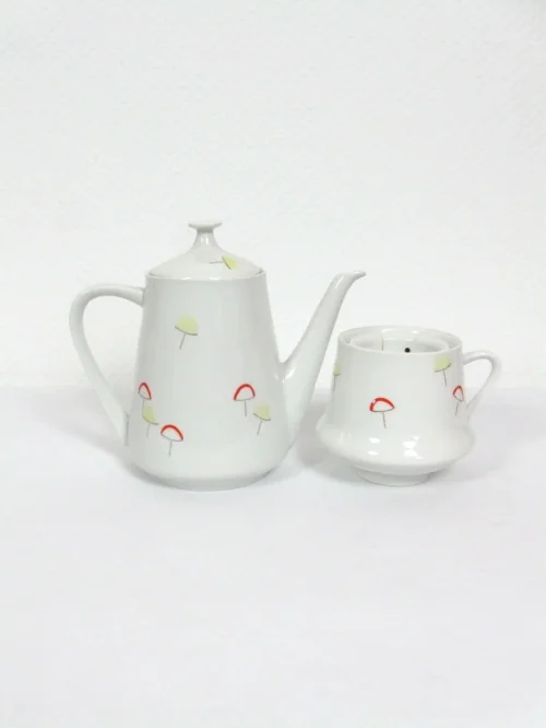 Kaffeekanne mit Filteraufsatz