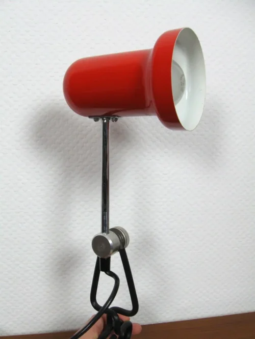 70er Klemmlampe