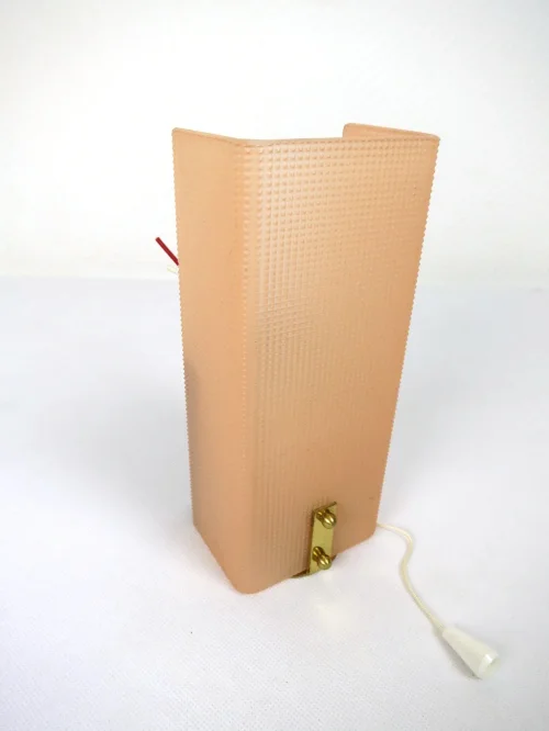 50er/60er Wandlampe rose