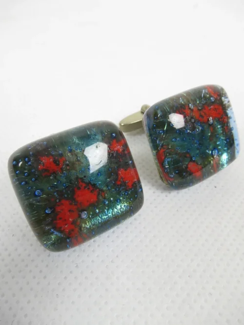 70s cuff links Murano