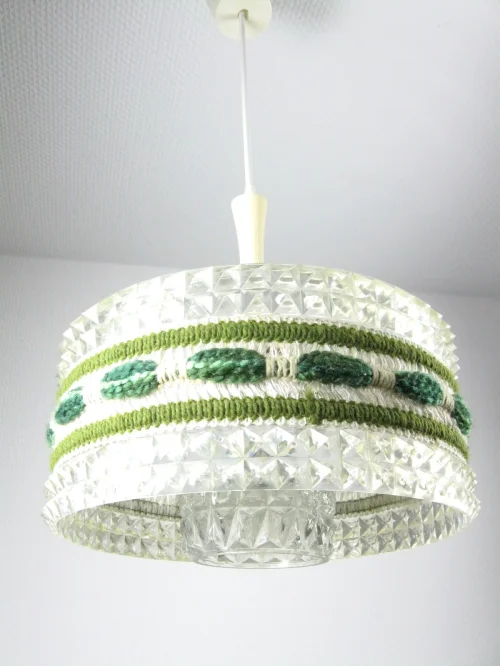70er Lampe Grün