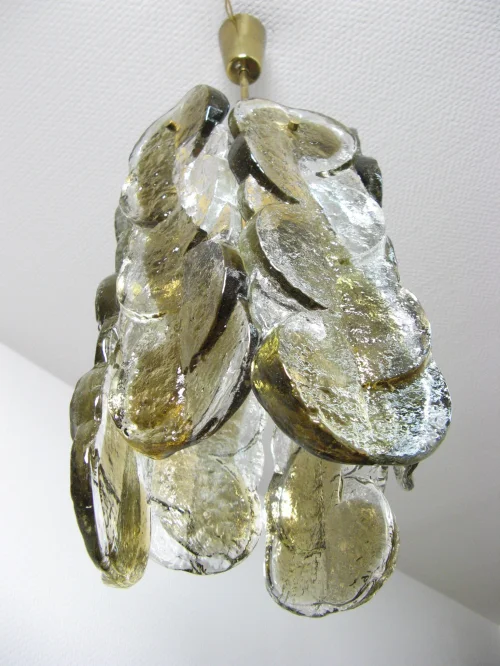 70er Lampe Kalmar Iceglas