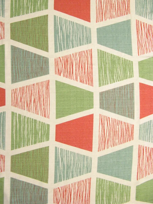 50er Gardine mit Schabracke