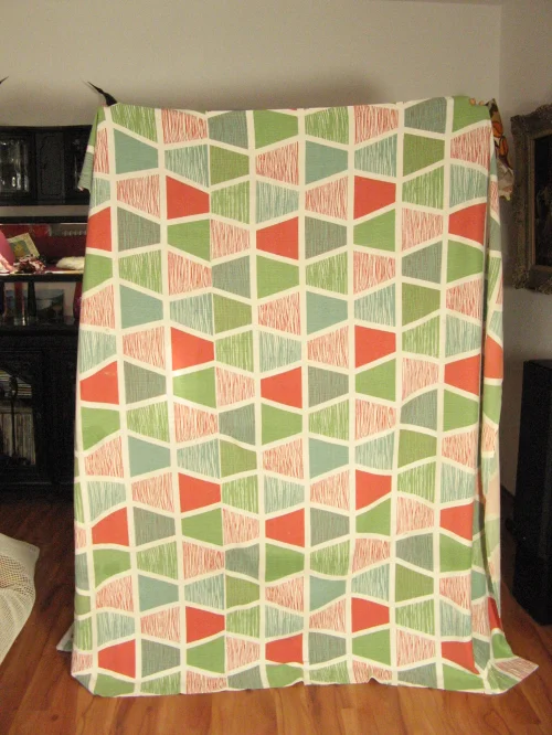 Bild 2 von 50er Gardine mit Schabracke