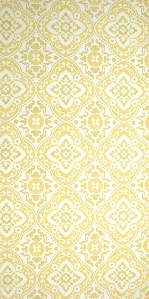Wallpaper Yellow Ornament