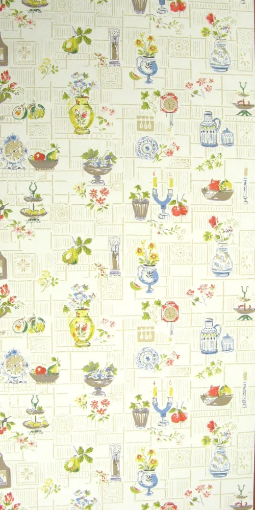 Wallpaper Fifties Kitchen