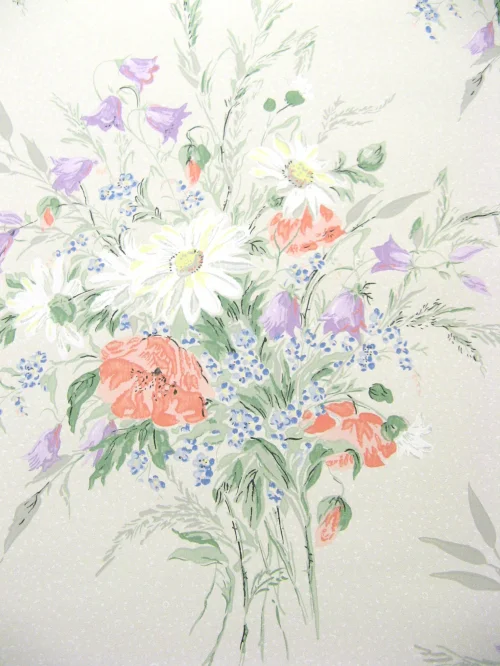 Bild 3 von Tapete Sommerblumen
