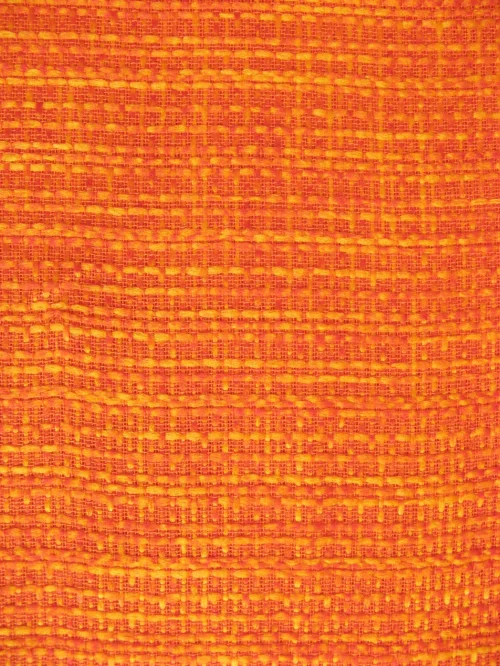 70er Gardinenstoff Orange