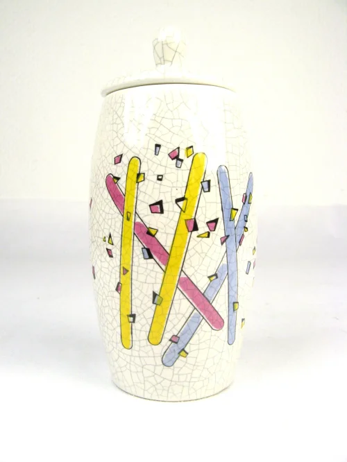 60er Vorratsdose Pharma keramik