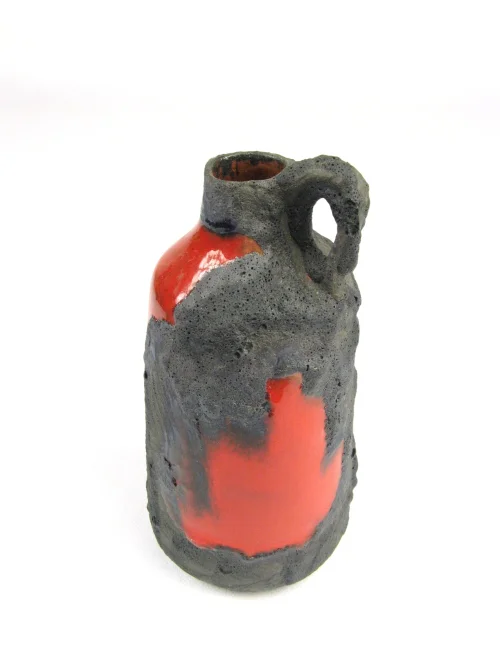 70er Henkelvase Lava Optik