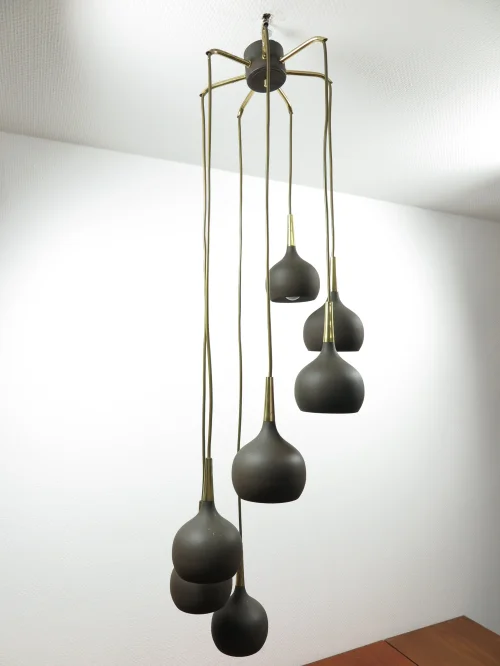 70er Kaskardenlampe Brankamp