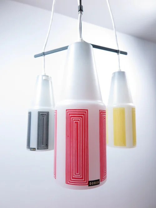 60er Dreier Lampe Doria