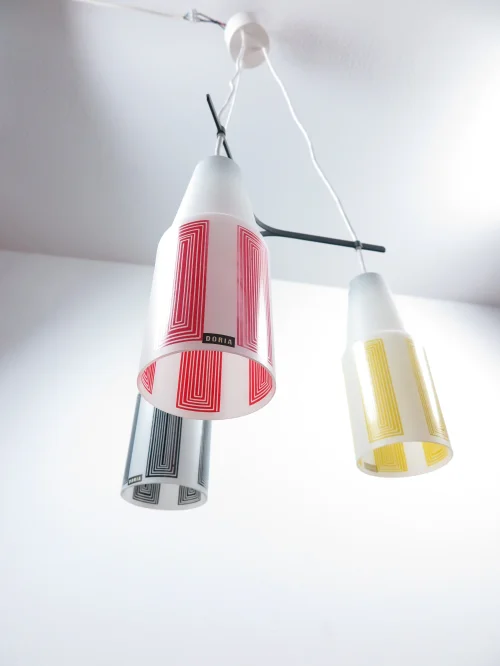 Bild 2 von 60er Dreier Lampe Doria