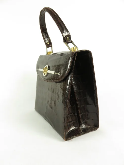 Bild 2 von 70er Krokodiltasche
