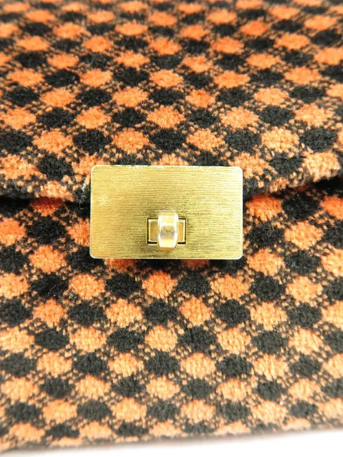 Bild 4 von 70s toilet bag orange black