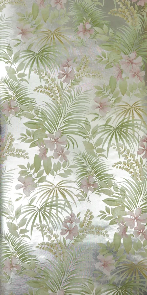 Wallpaper mirror flora