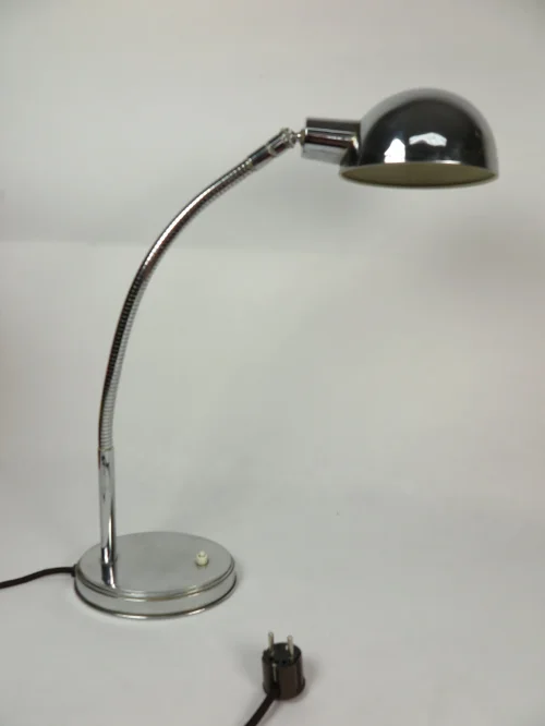 Bild 2 von Art-Deco Chrome Schreibtischlampe