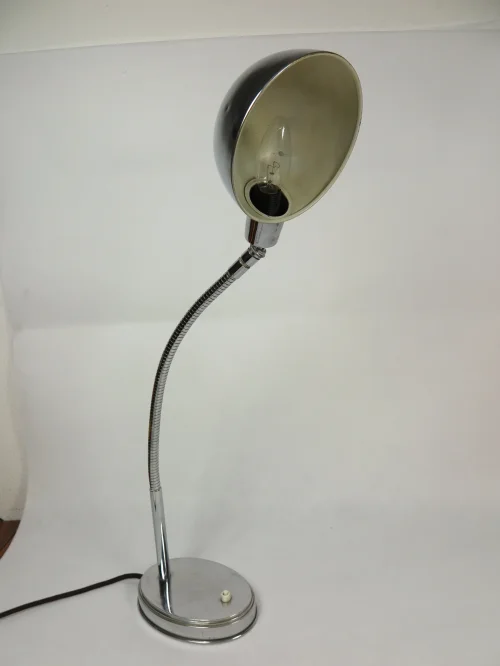 Bild 3 von Art-Deco Chrome Schreibtischlampe