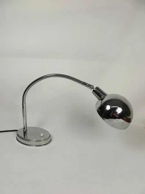 Bild 4 von Art-Deco Chrome Schreibtischlampe
