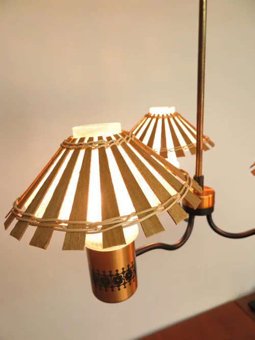 Bild 6 von 70er Korb Lampe