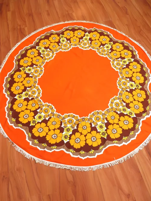 Bild 2 von 70er Tischdecke Rund