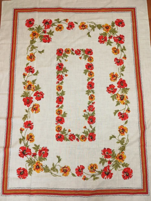 60er Tischdecke