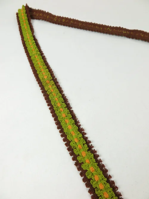 Bild 3 von 70er  Borte, Bordüre, Litze, Spitze, Frotteeborüre