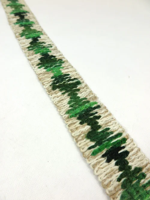 Bild 2 von 70er Gardinenabschluß Borte, Bordüre, Litze