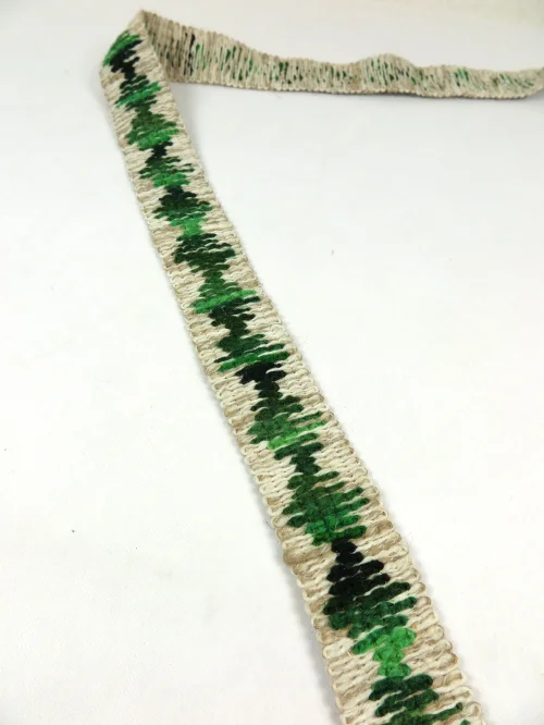 Bild 3 von 70er Gardinenabschluß Borte, Bordüre, Litze