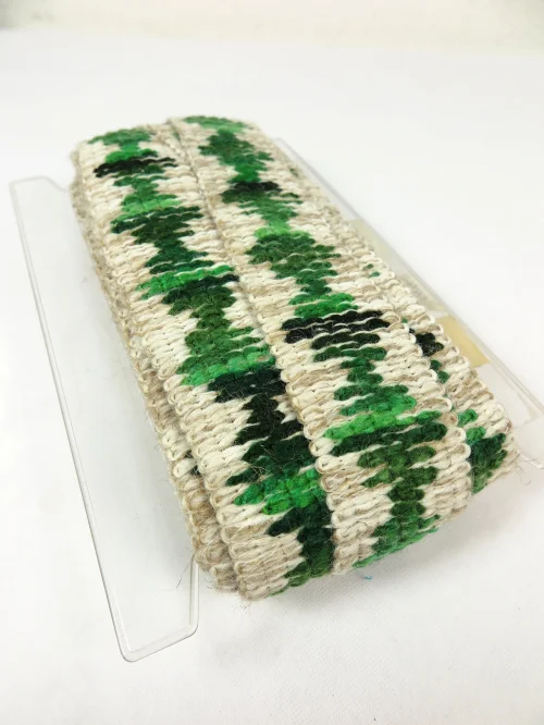 Bild 4 von 70er Gardinenabschluß Borte, Bordüre, Litze