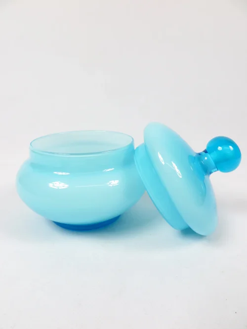 Bild 2 von 70er Glasdose Vetro Opalina