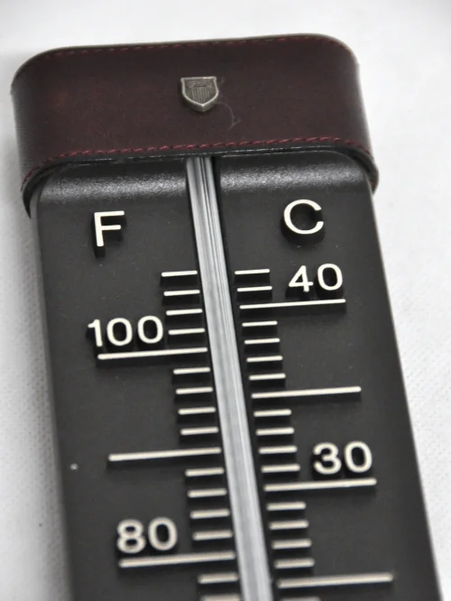 Bild 3 von 70er Thermometer mit Uhr