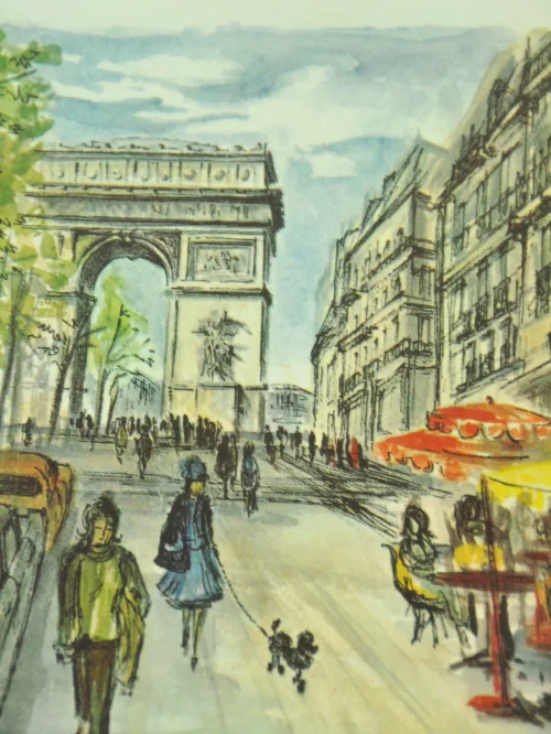 Bild 2 von 60s watercolour print Paris