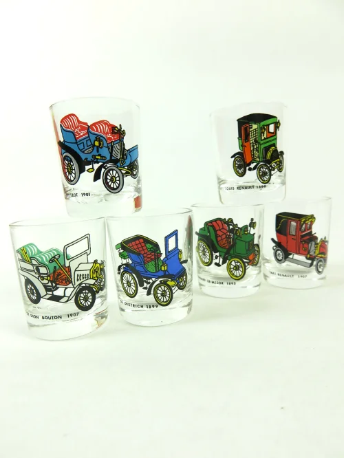 Bild 1 von 70er Schnapsgläser Oldtimer