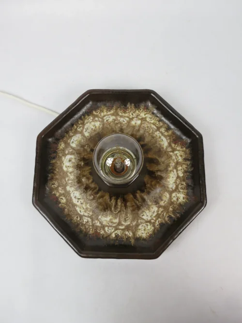 70er Keramiklampe Hustadt