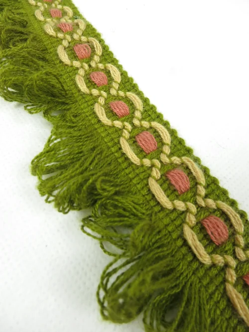 70er Borte, Bordüre, Spitze, Litze, Fransenborte