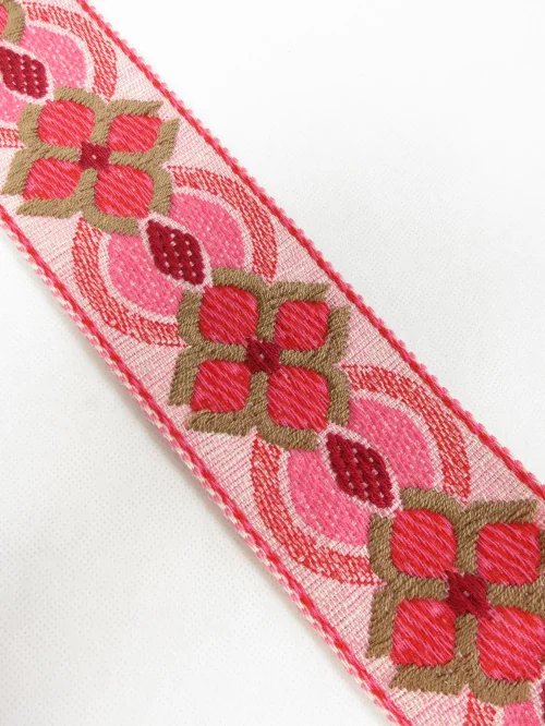 70er Borte, Bordüre, Spitze, Litze, Rosa Pink