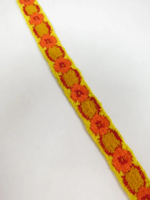 Bild 2 von 70er Borte, Bordüre, Spitze, Litze, Frottéband