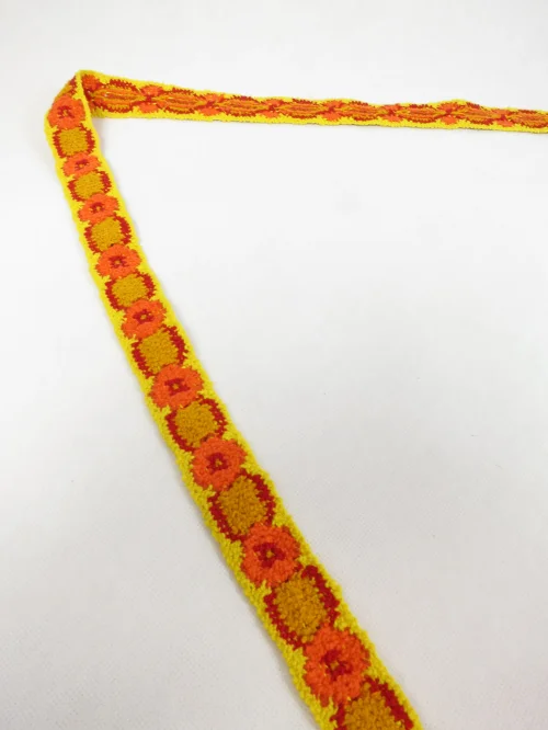 Bild 3 von 70er Borte, Bordüre, Spitze, Litze, Frottéband