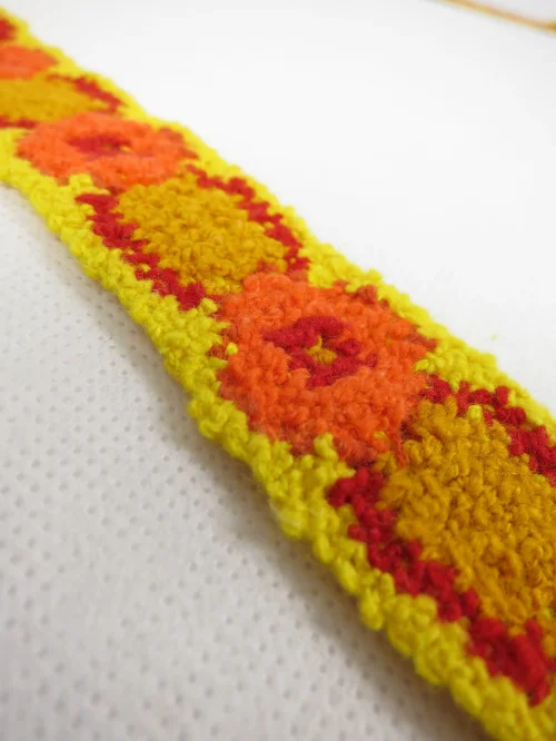 Bild 4 von 70er Borte, Bordüre, Spitze, Litze, Frottéband