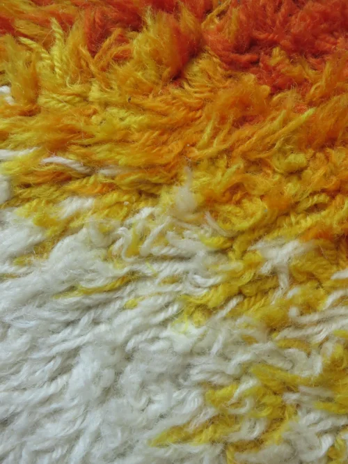 Bild 3 von Vintage Teppich Weiß-Orange-Rot 200x300