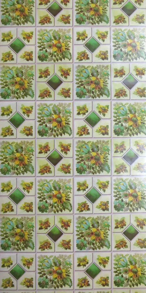 Tapete Grünefliese