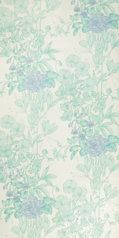 Tapete Dahlia Blue