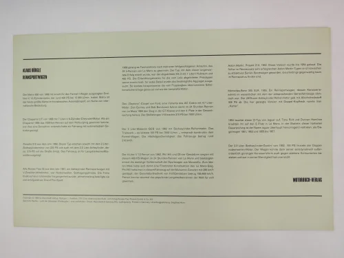 Bild 2 von 60er Auto Mappe: Rennsportwagen 1950 bis 1968