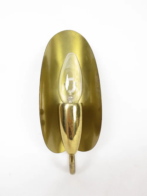 60er Wandlampe Messing