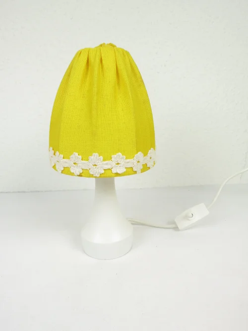 70er Nachttischlampe